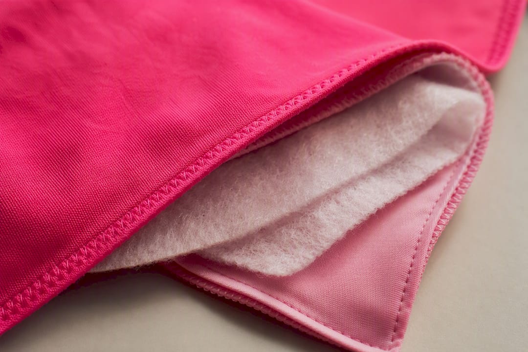 Macro texture of underwear fabric layers