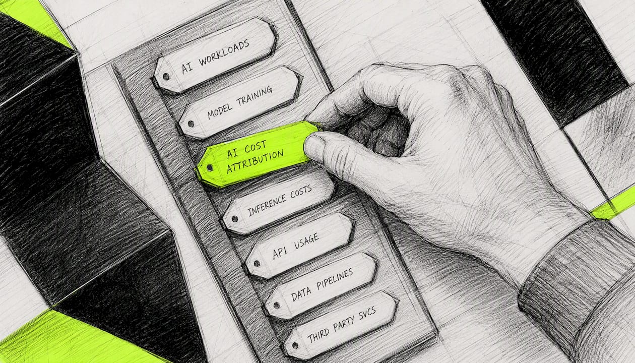 Hand adjusting AI workflow tags on control panel