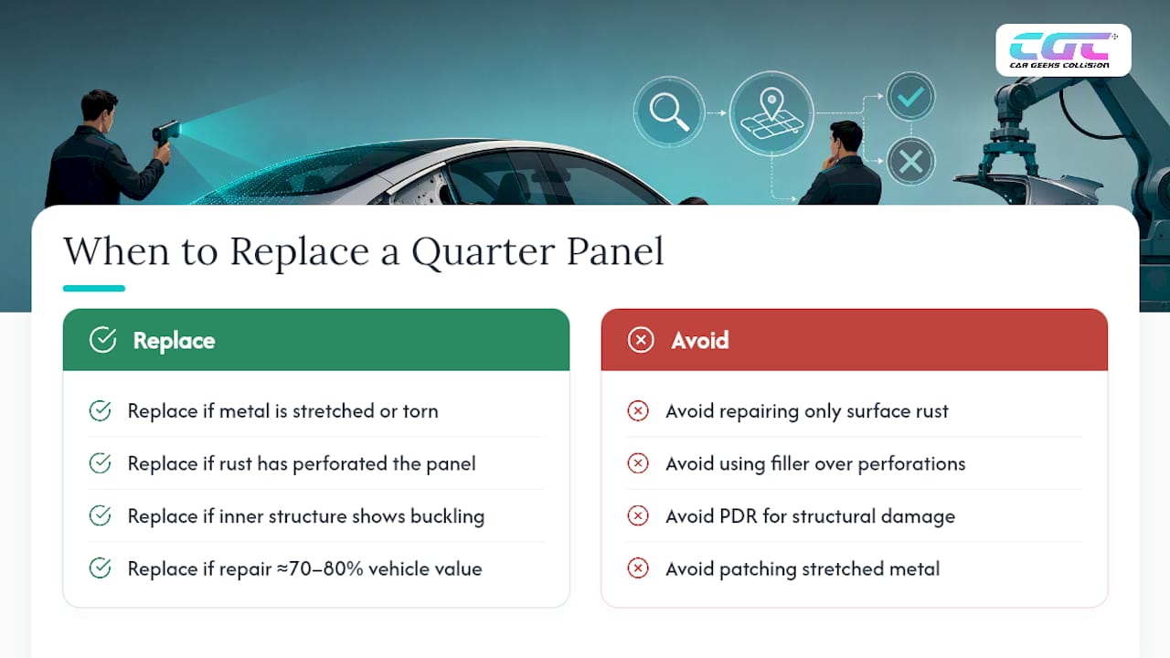 When Does a Quarter Panel Actually Need Replacing? — overview diagram