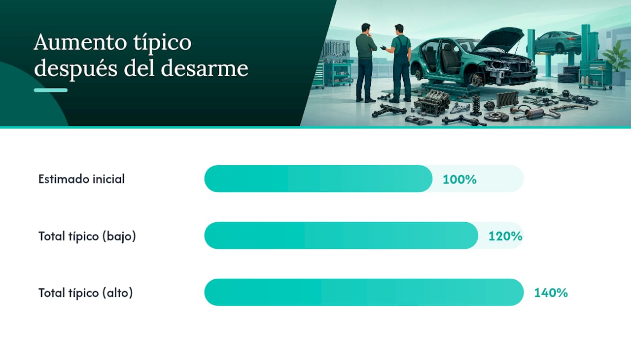 Proceso de desarme para aprobar el suplemento