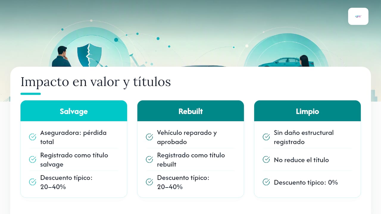 Qué pasa con el valor de reventa y el título del vehículo — overview diagram