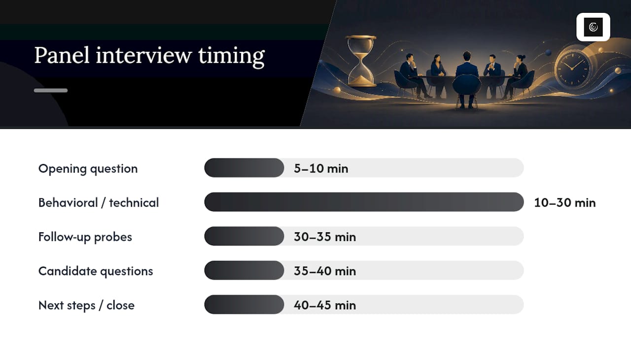 What is a panel interview, and what should you expect? — overview diagram