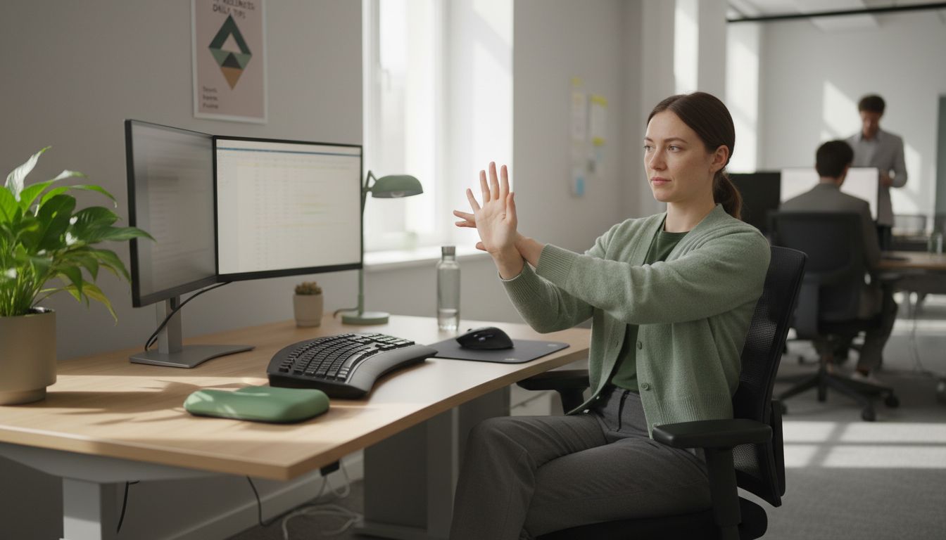 office ergonomic adjustment