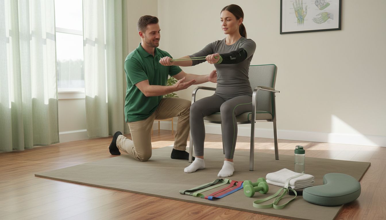 wrist rehab exercise space