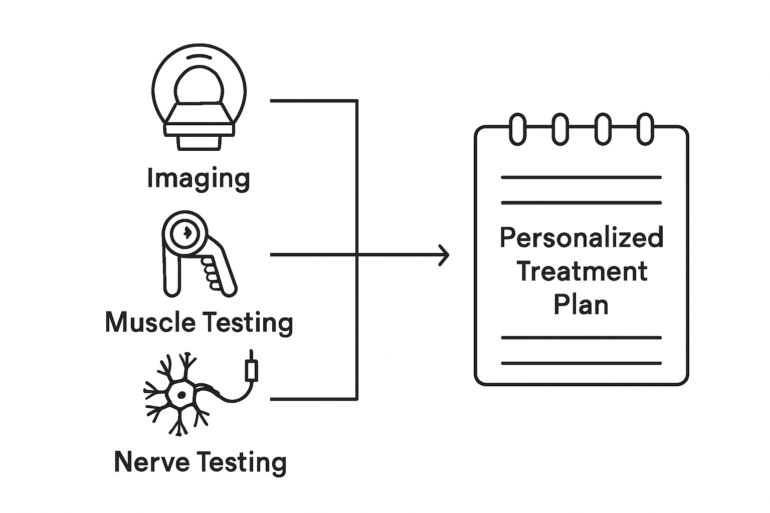 Infographic of rehab diagnostic types