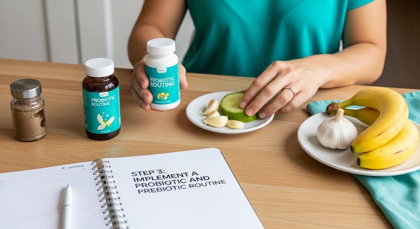 probiotic prebiotic routine steps