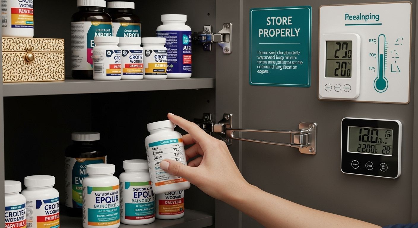 supplement storage organization