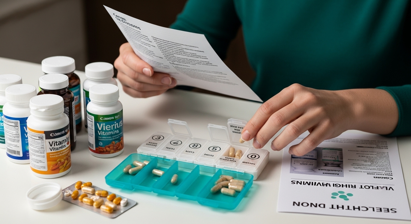 vitamin supplement selection