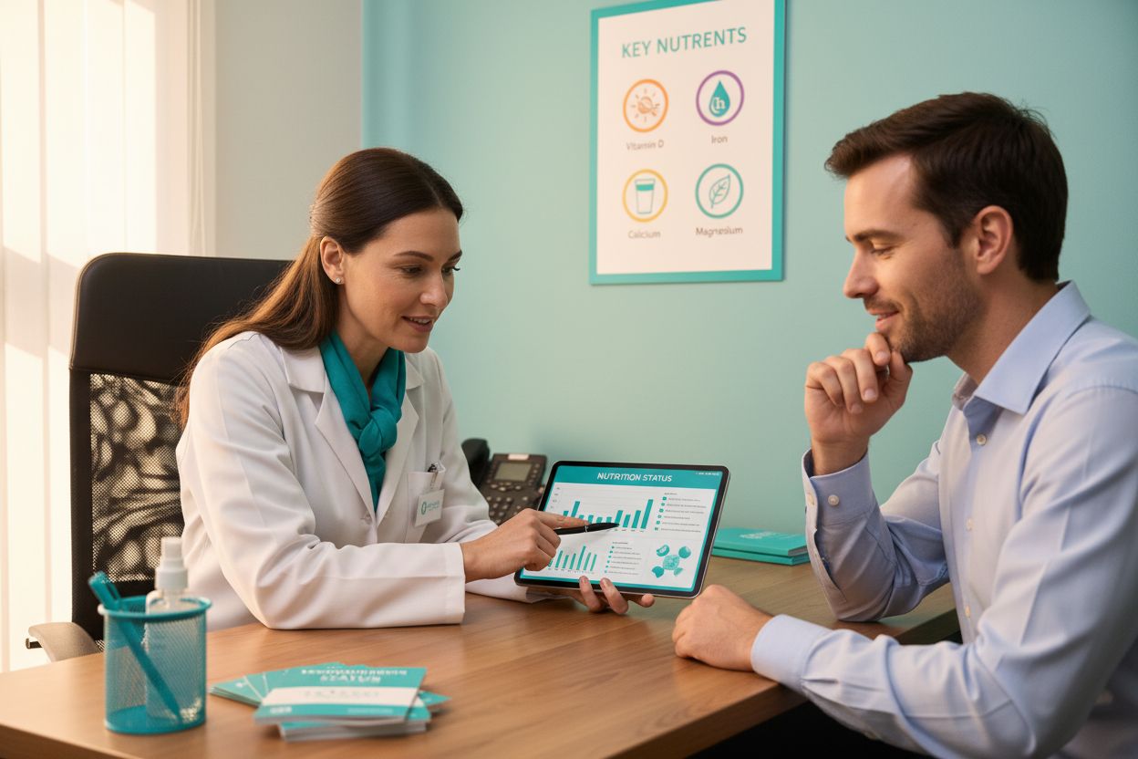 doctor patient nutrition consultation