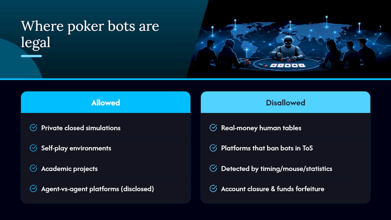 Is Building a Poker Bot Legal? — overview diagram