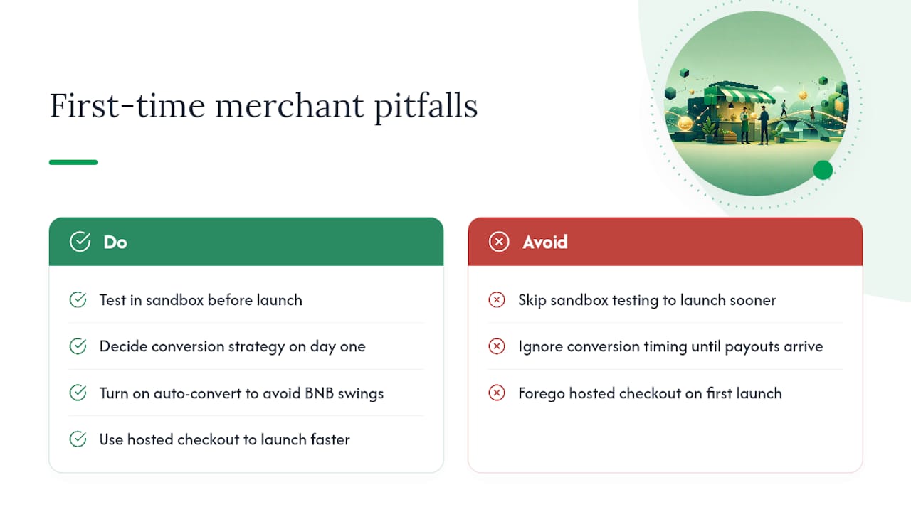 What Actually Trips Up First-Time Merchants — overview diagram