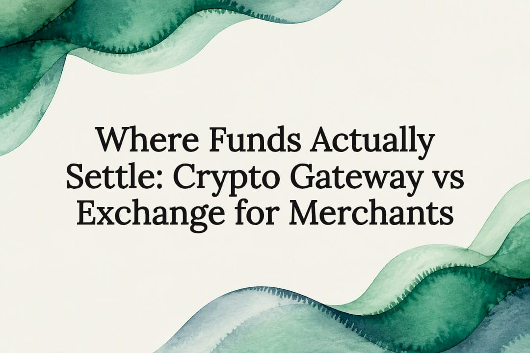 Where Funds Actually Settle: Crypto Gateway vs Exchange for Merchants
