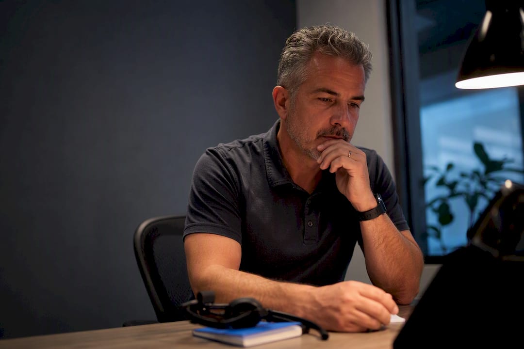Dispatcher listening to home-service voicemail