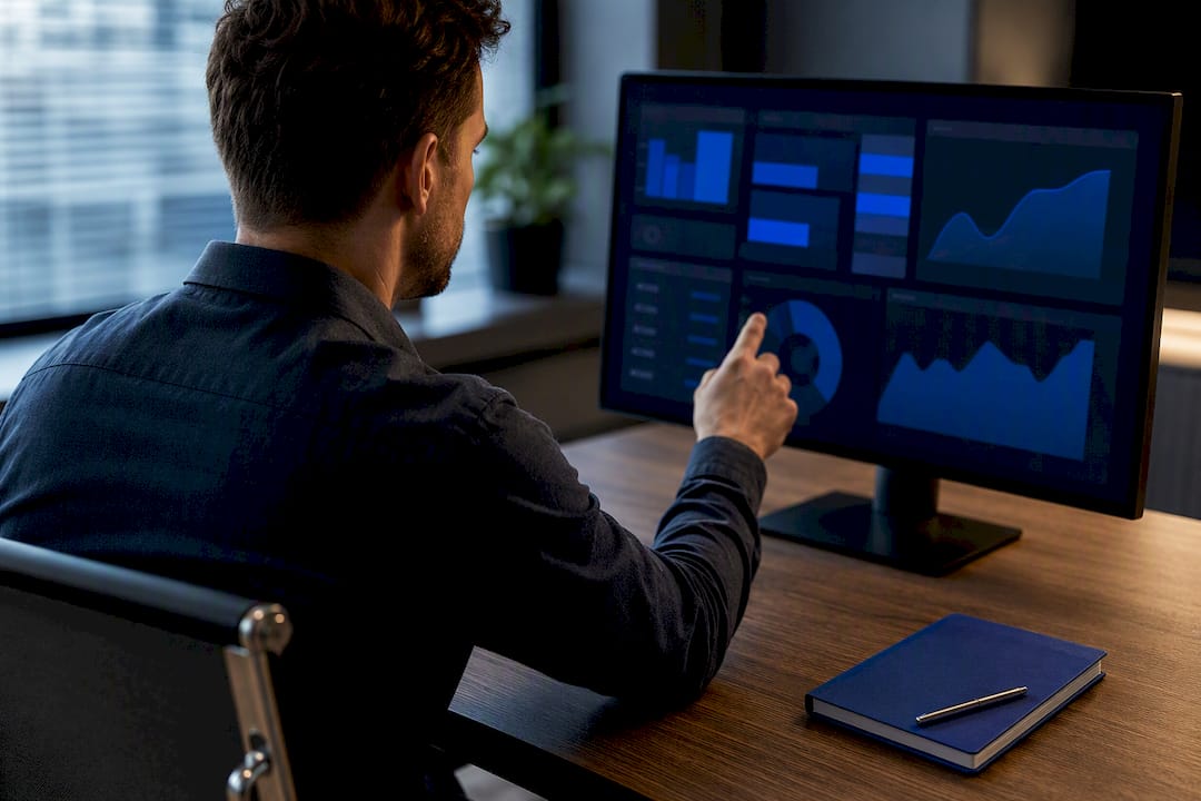 Analyst verifying home service revenue sources