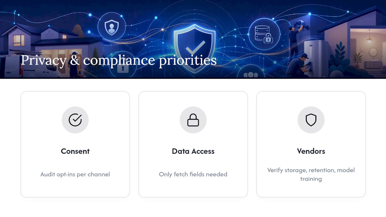 What Privacy and Compliance Rules Apply to Automated Messaging? — overview diagram