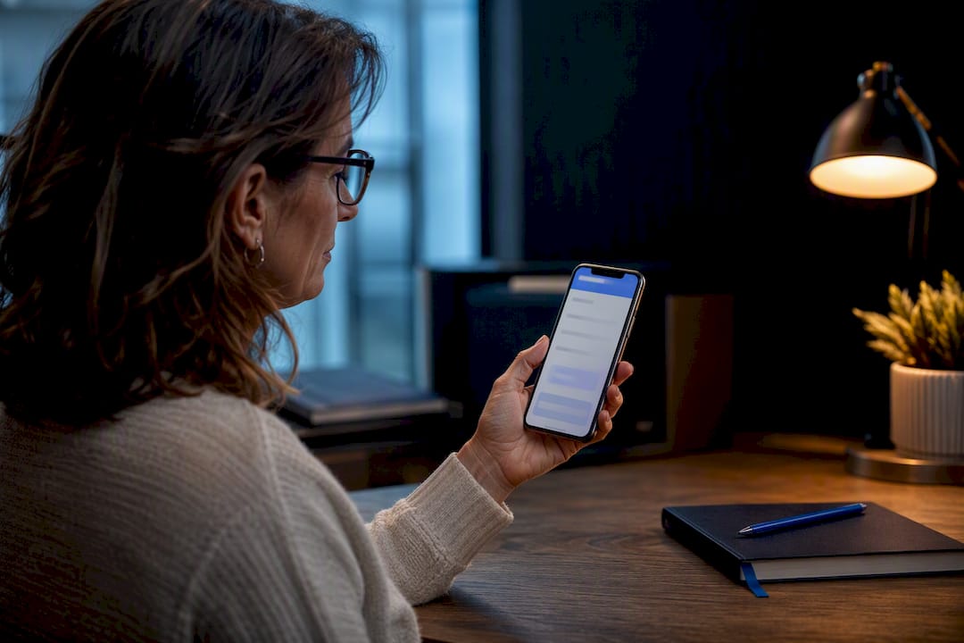 Coordinator checking a home service payment