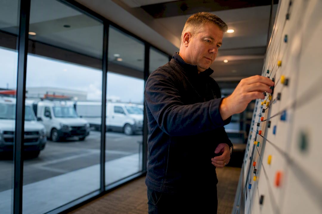 Manager planning field service capacity
