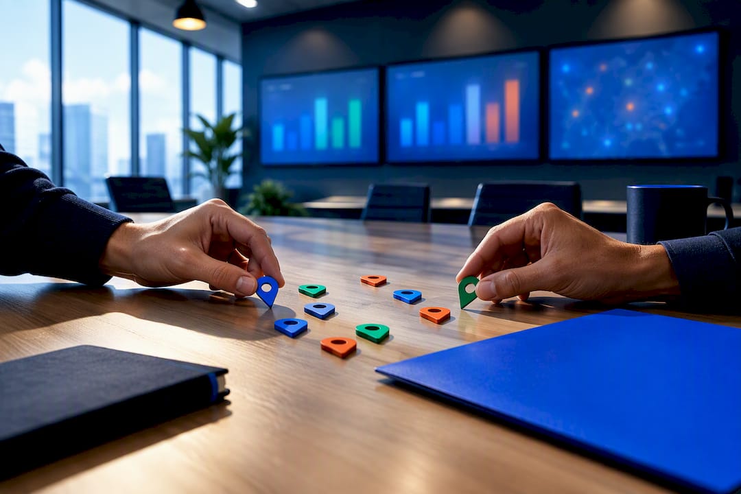 Franchise network performance comparison room