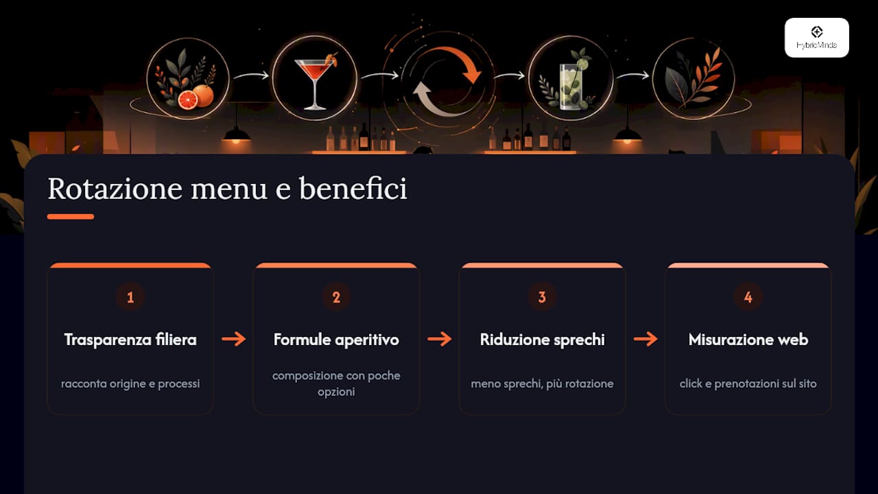 Consigli per migliorare il menu del bar