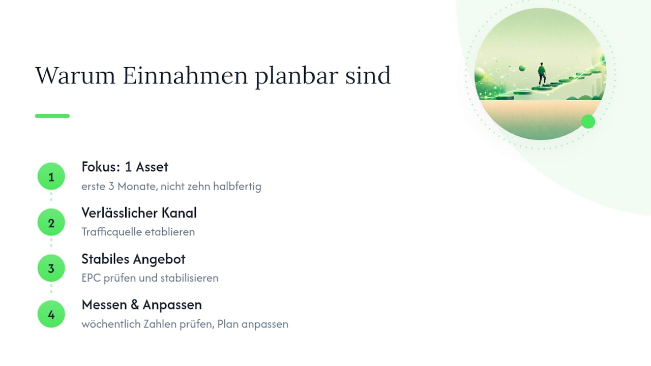 Warum planbare Einnahmen kein Zufallsprodukt sind — overview diagram