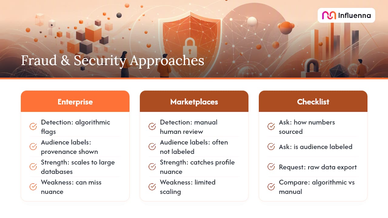 How Do These Platforms Handle Security and Fraud Prevention? — overview diagram