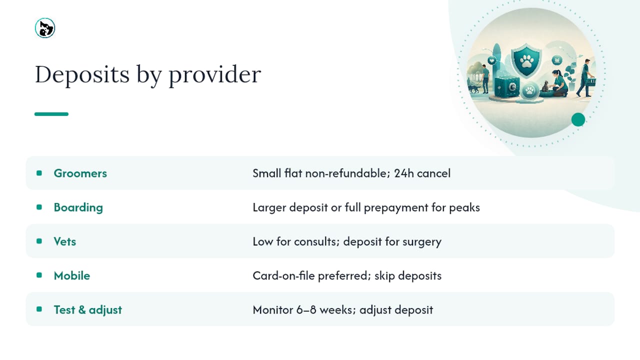 What actually works for groomers, boarders and vets — overview diagram