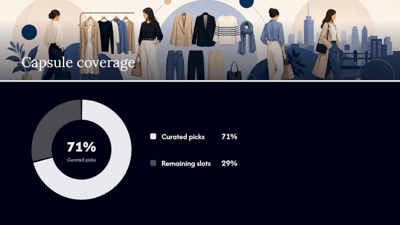 Edito's curated picks for building a smart-casual wardrobe — overview diagram