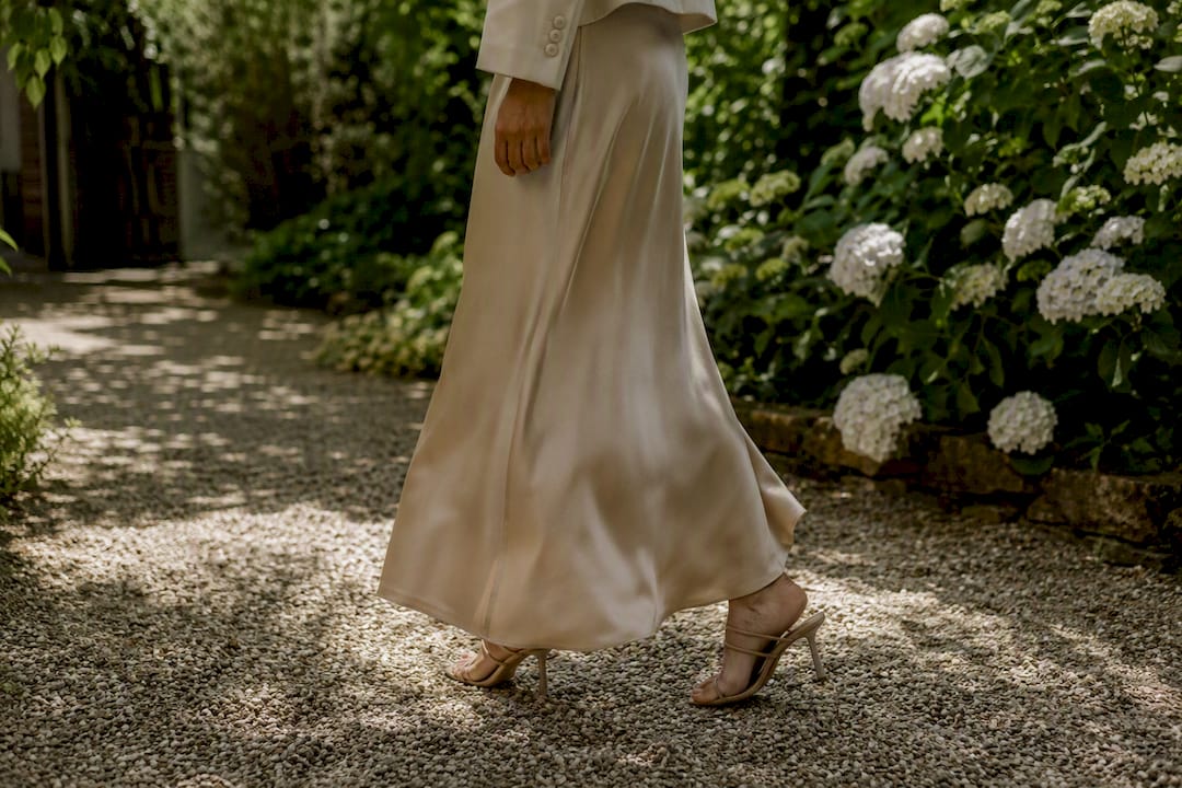 Lower half elegant maxi skirt outfit outdoor