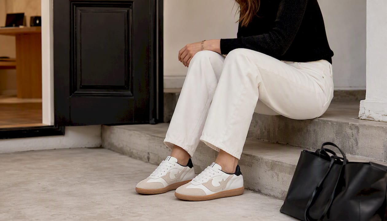 Crew Sneakers in White