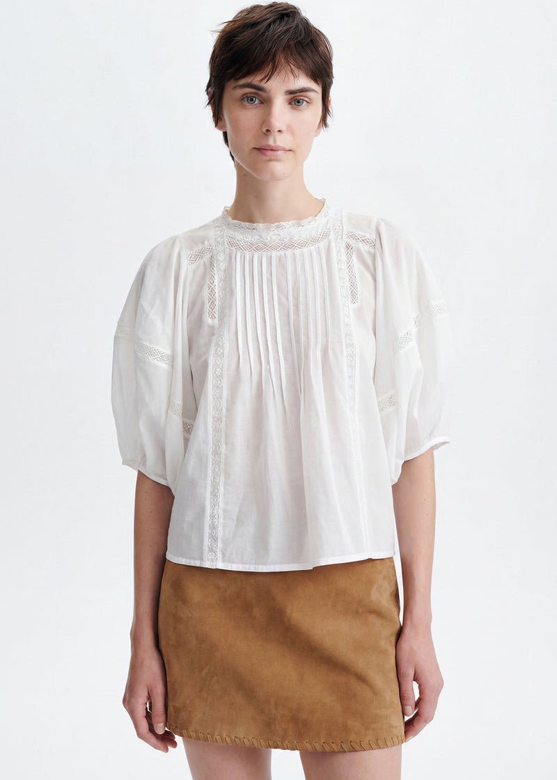 Hava Blouse in White