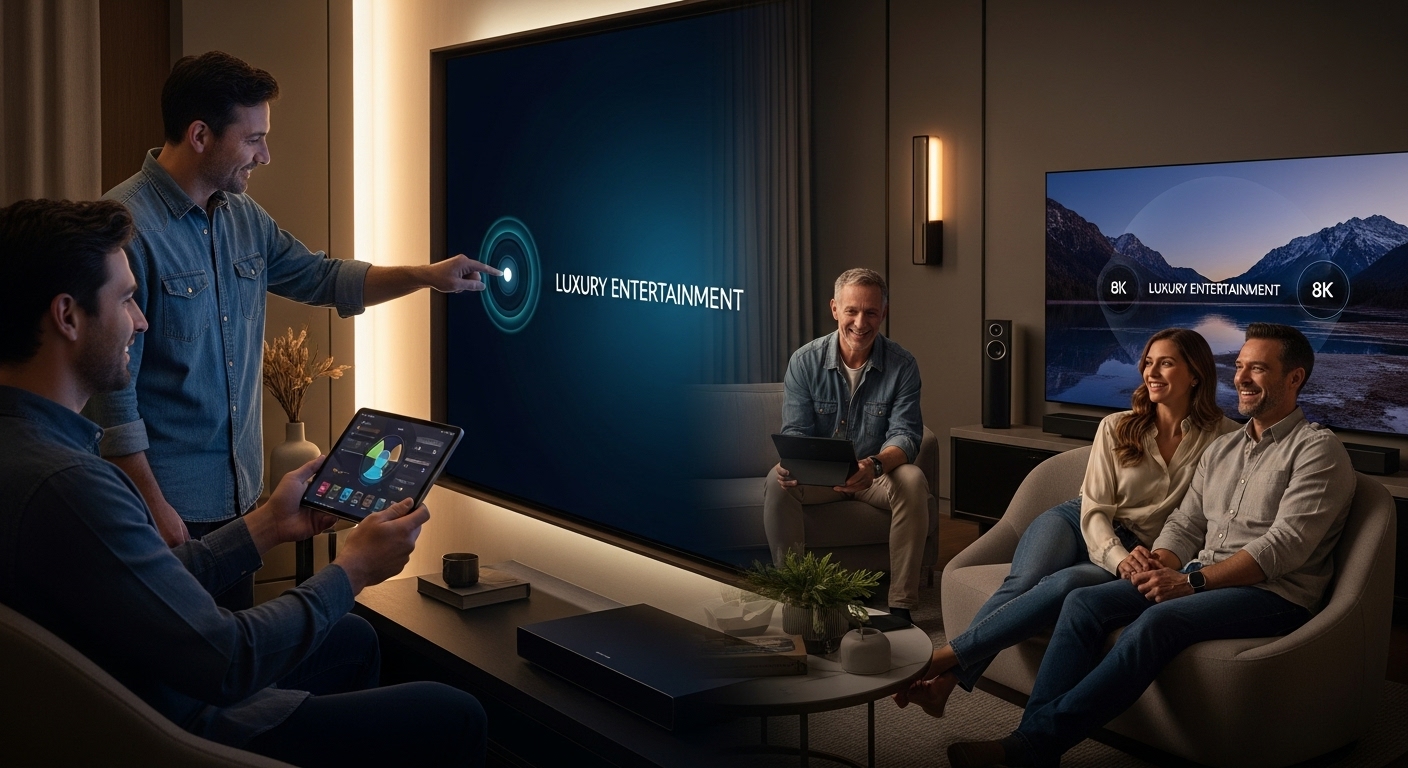 luxury home entertainment networking
