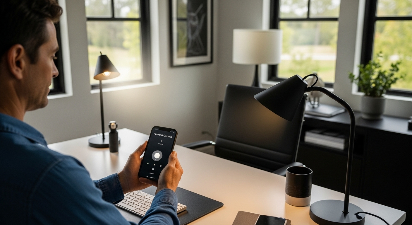 smart home lighting office