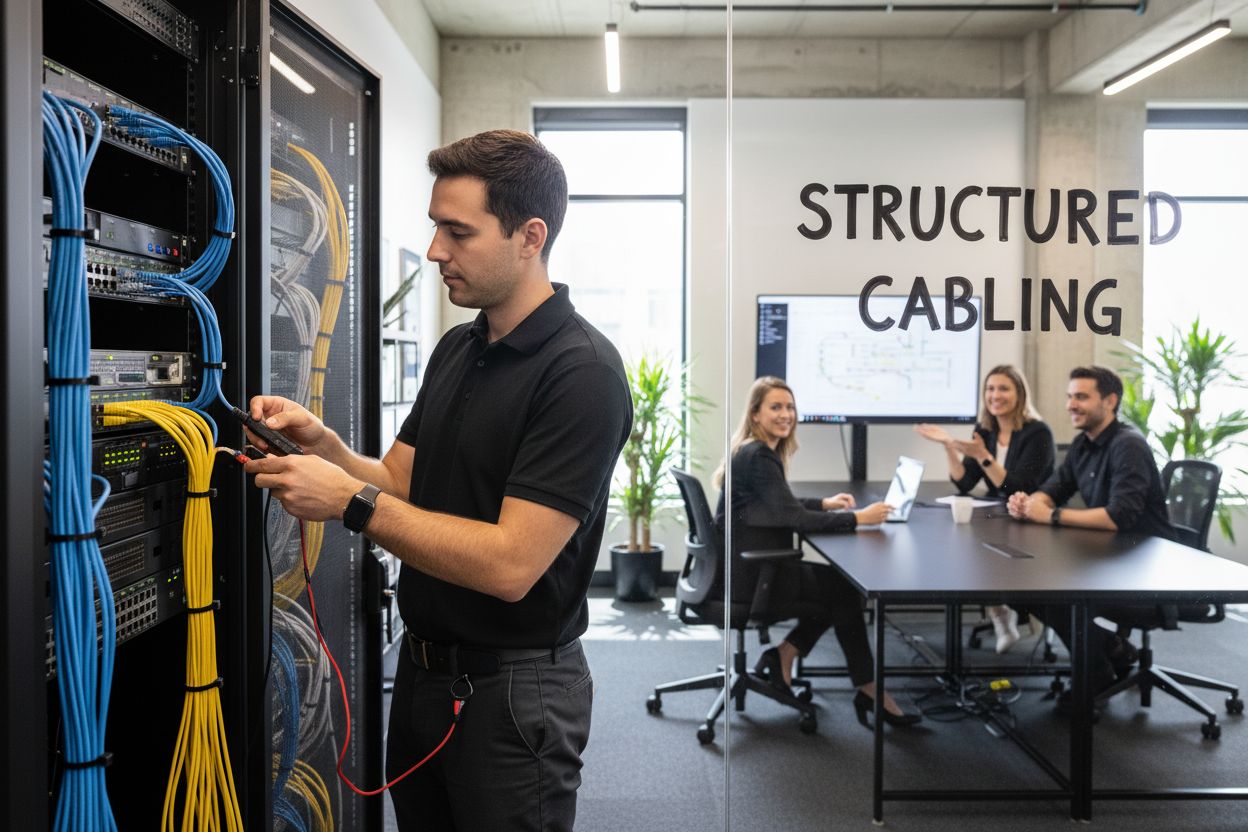 structured cabling office