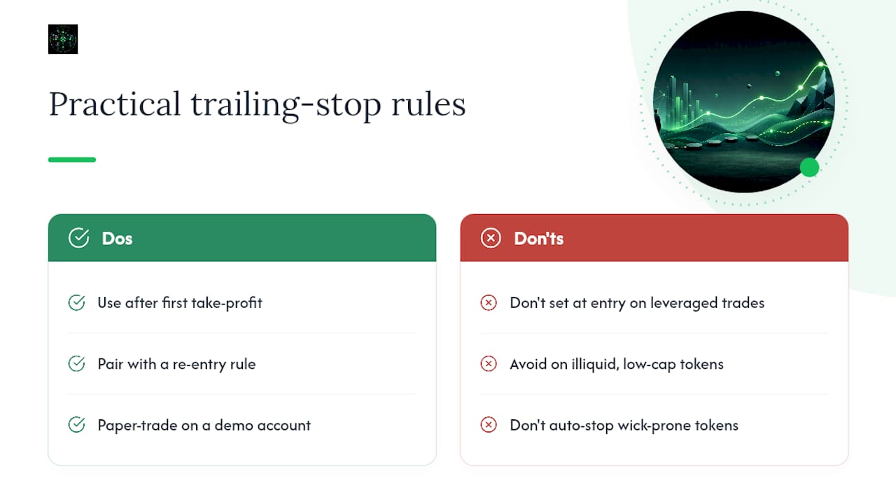 A Trader's Take on Trailing Stops in Practice — overview diagram