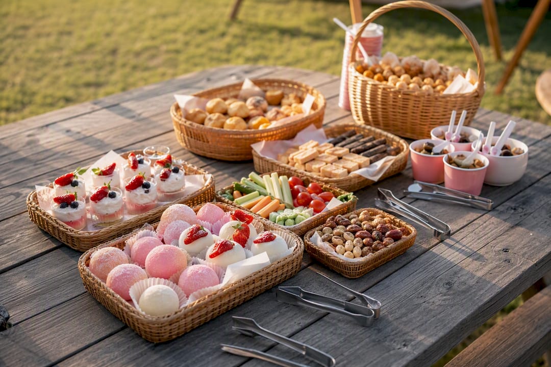 Separated snack sections respecting dietary rules