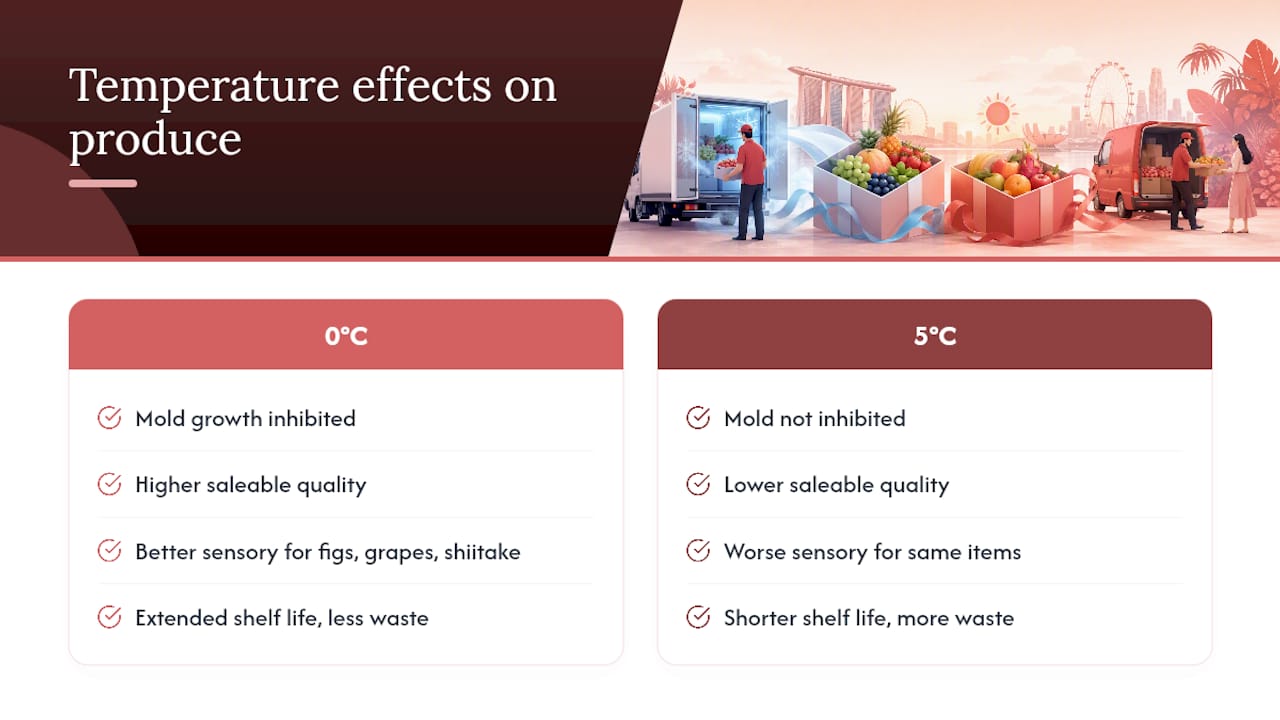 Why Temperature Control Matters for Fruit Quality — overview diagram