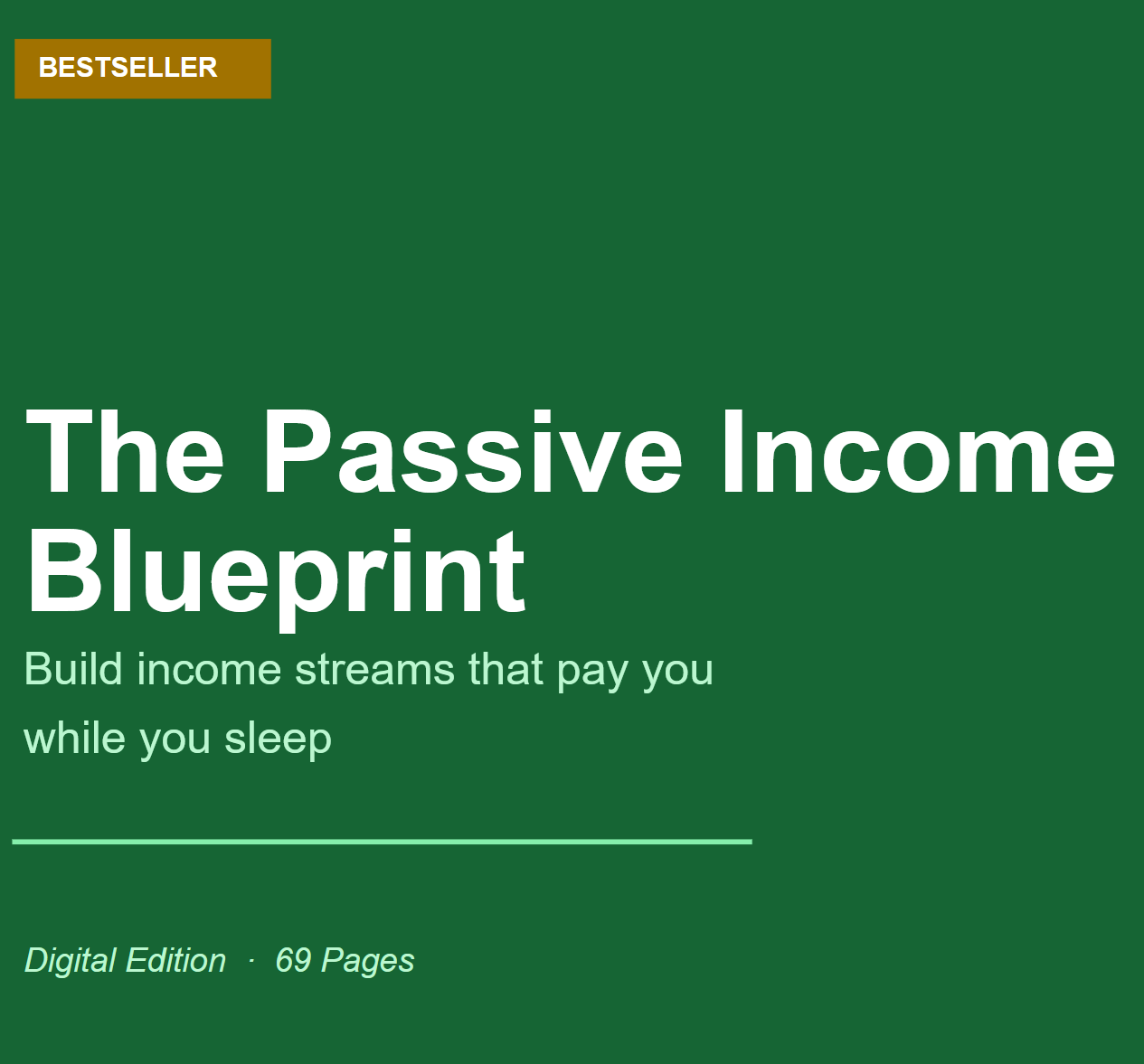 The Passive Income Blueprint