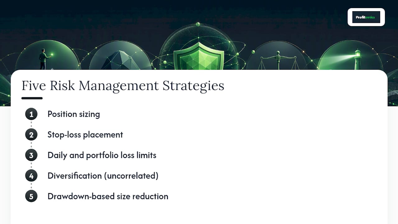 Diagram of five risk management strategies