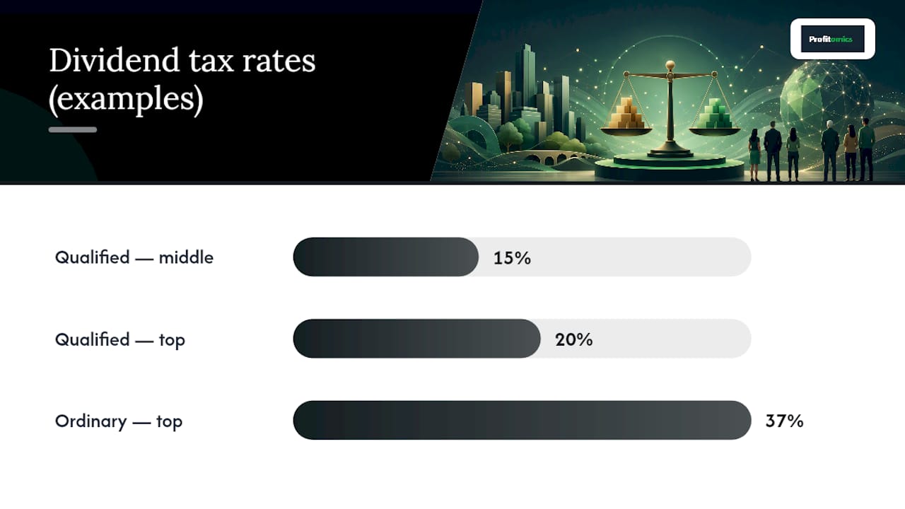 How Is Dividend Income Taxed and Reported? — overview diagram