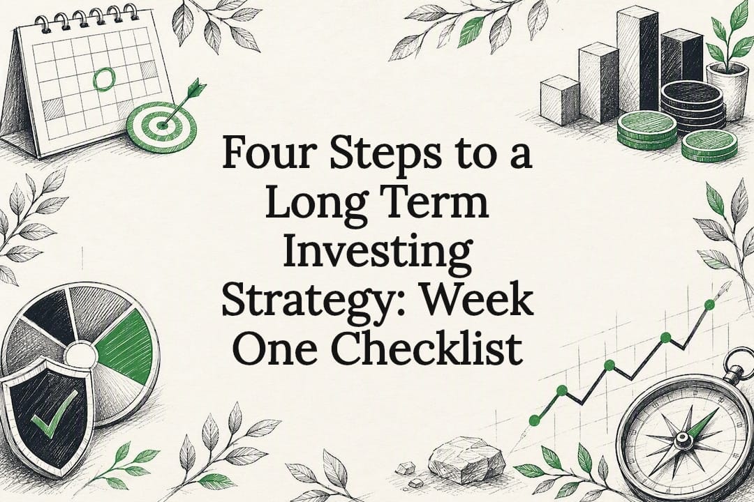 Decorative long-term investing title card