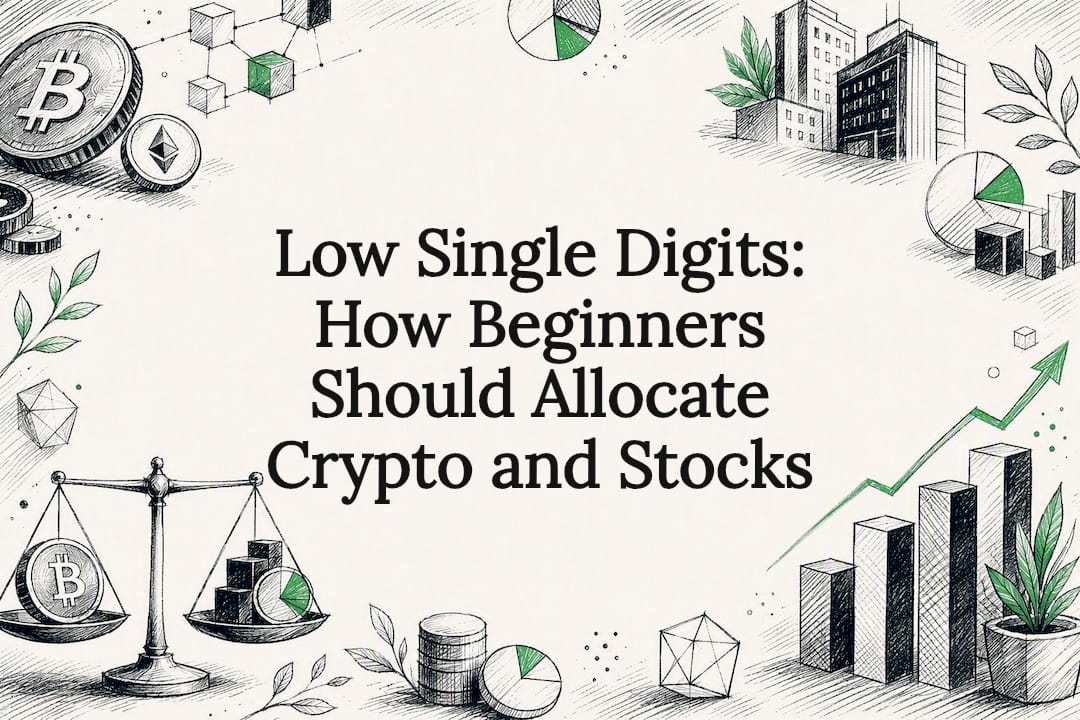 Low Single Digits: How Beginners Should Allocate Crypto and Stocks