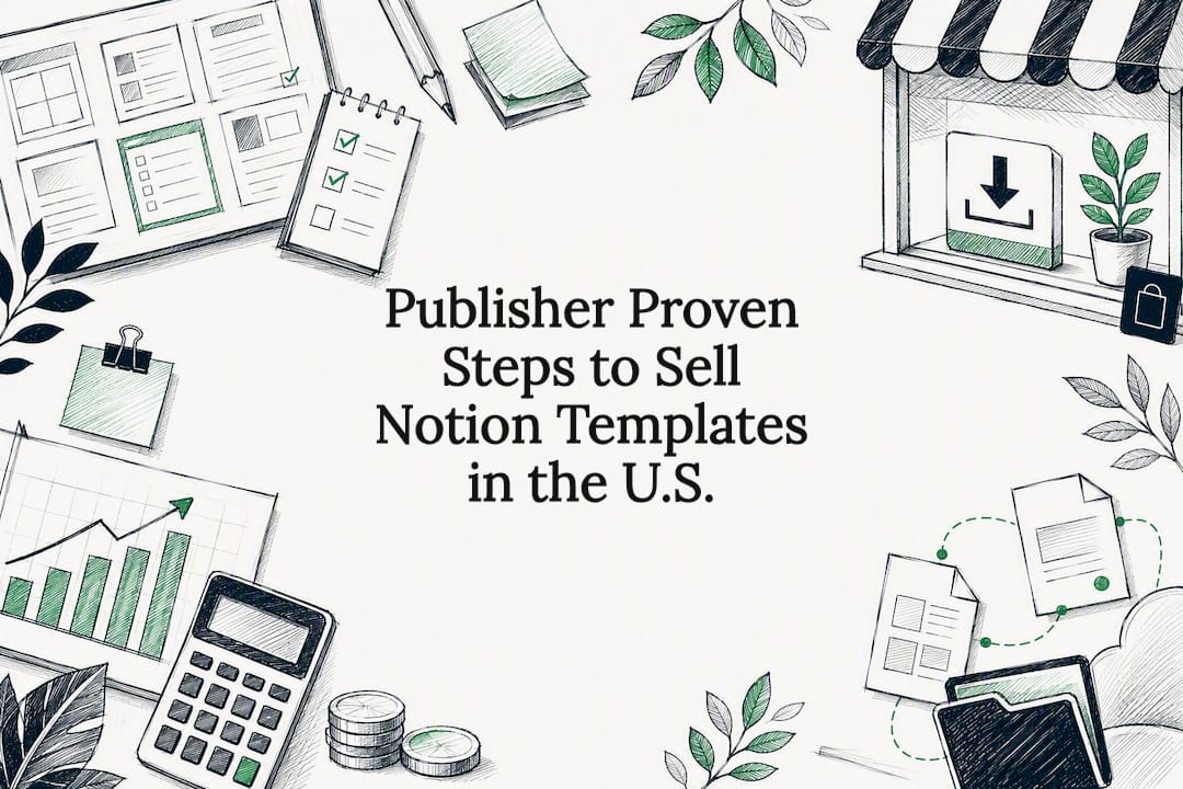 Publisher Proven Steps to Sell Notion Templates in the U.S.