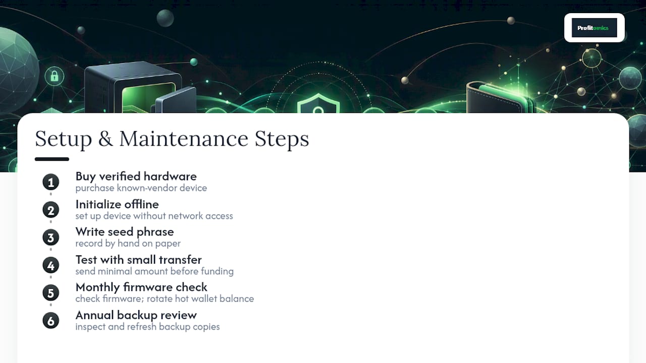 Profitomics Checklist: Setup and Maintenance You Can Use Today — overview diagram