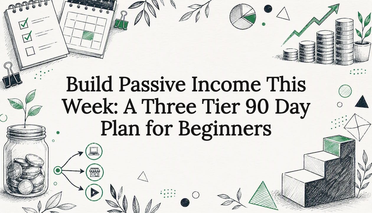Build Passive Income This Week: A Three Tier 90 Day Plan for Beginners