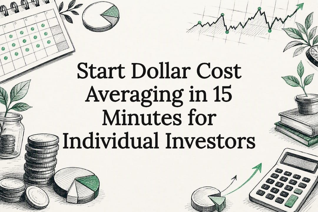 Start Dollar Cost Averaging in 15 Minutes for Individual Investors
