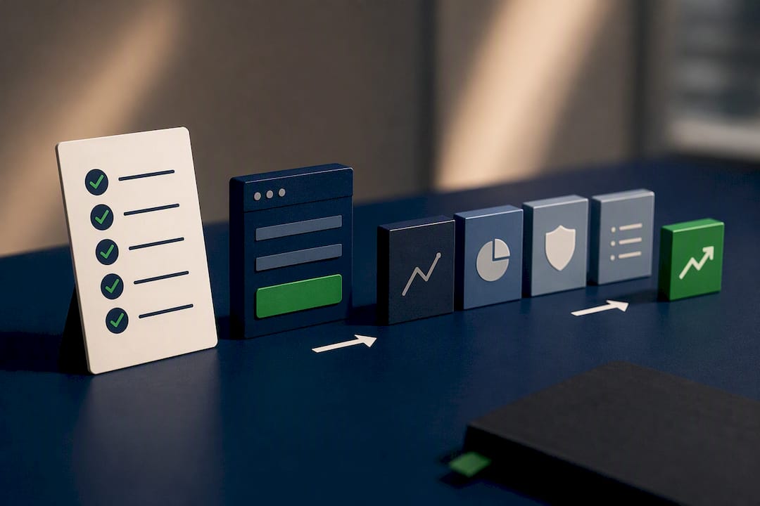 Checklist filtering a trading decision