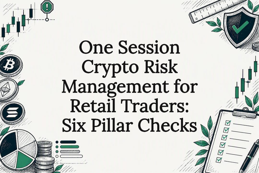 One Session Crypto Risk Management for Retail Traders: Six Pillar Checks