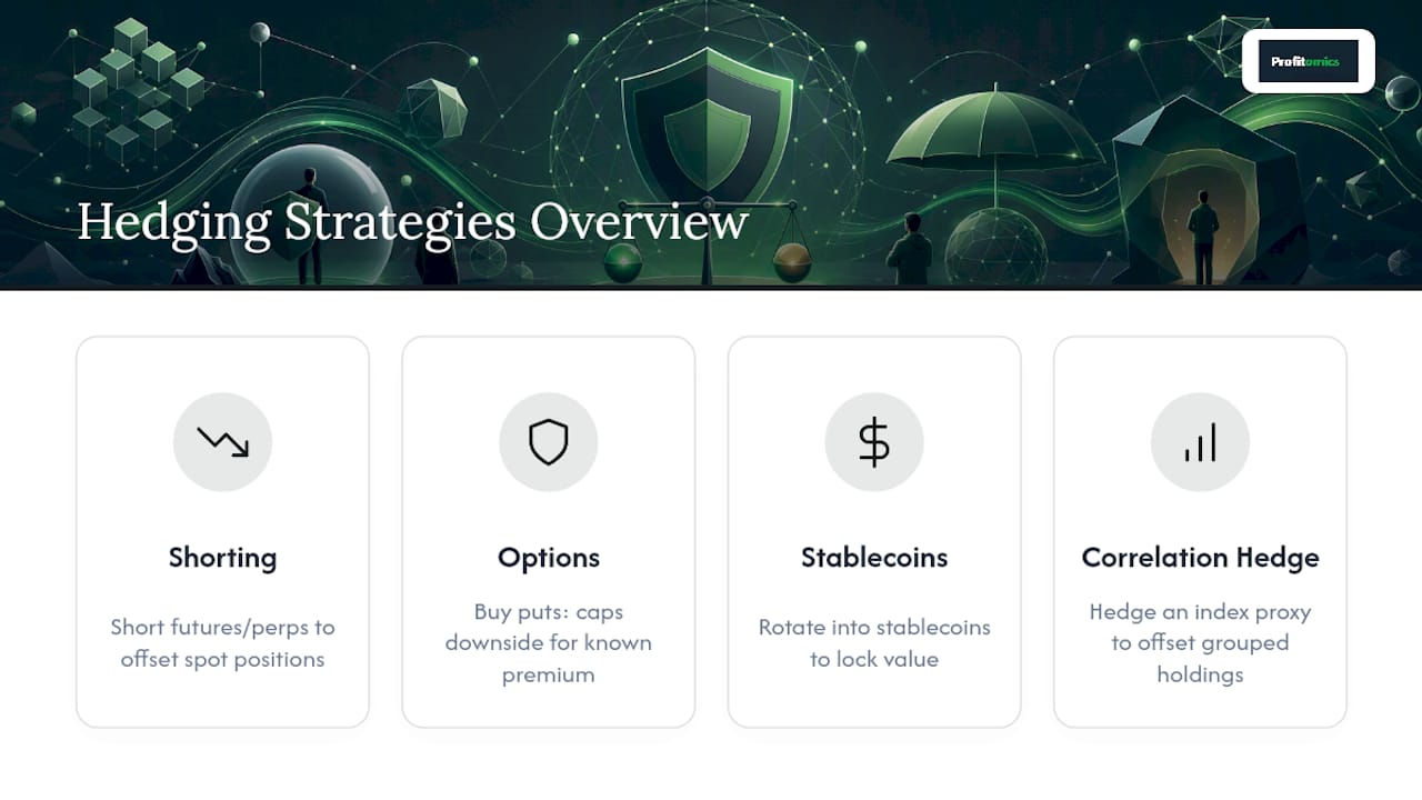 Hedging Strategies in Crypto Risk Management — overview diagram