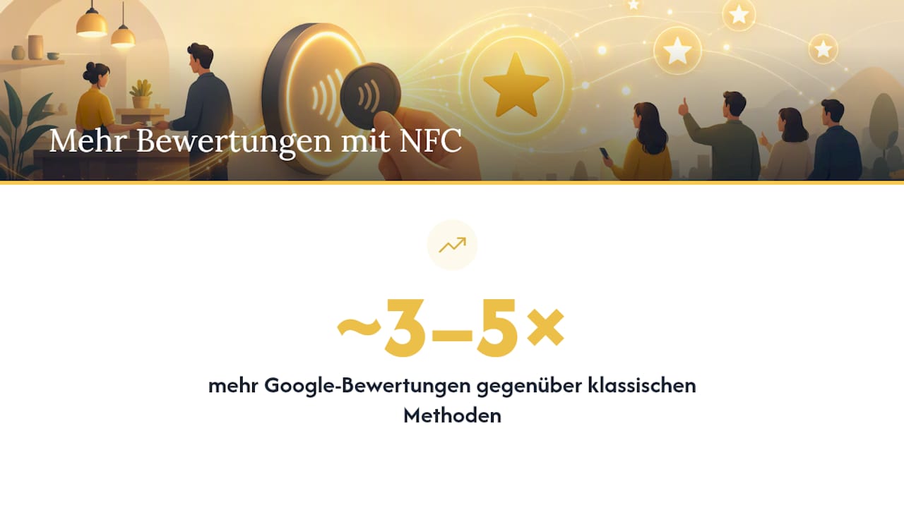 Wie stark verbessert eine NFC-Karte die Bewertungsrate wirklich? — overview diagram