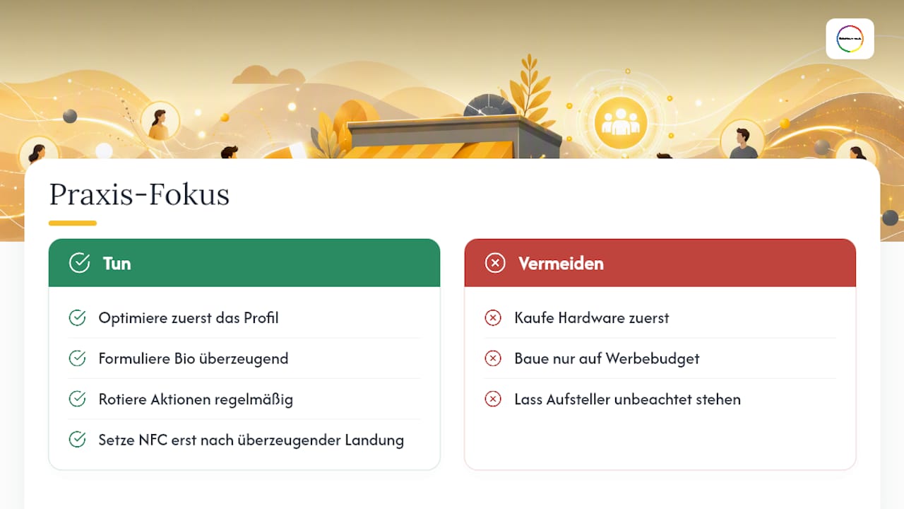 Was die Praxis wirklich zeigt — overview diagram